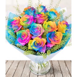Rainbow Roses